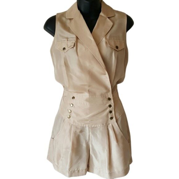 Anthropologie Corey Lynn Calter Silk Romper – Size 2 - Picture 1 of 4